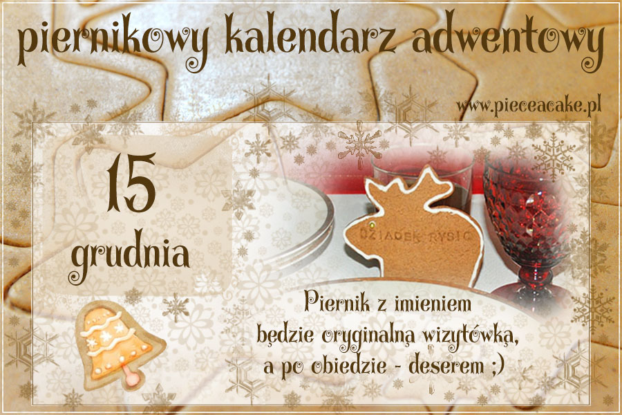 piernikowy kalendarz adwentowy