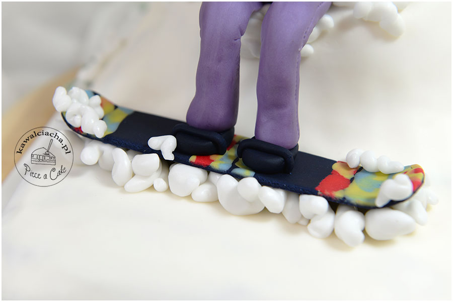 winter cake snowboard