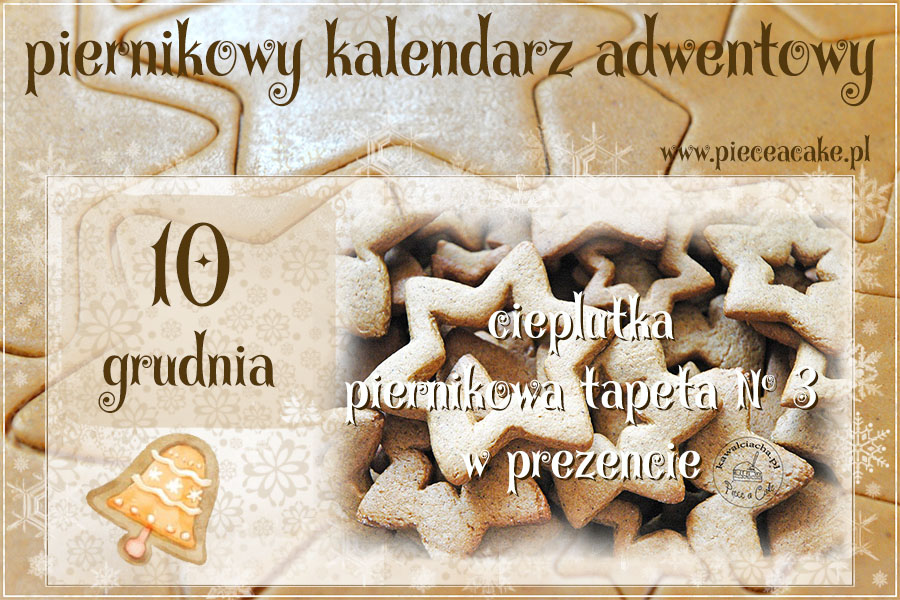 piernikowy kalendarz adwentowy