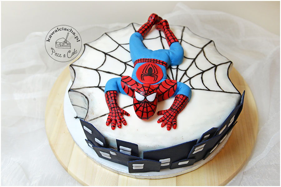 Spider-man z lukru plastycznego