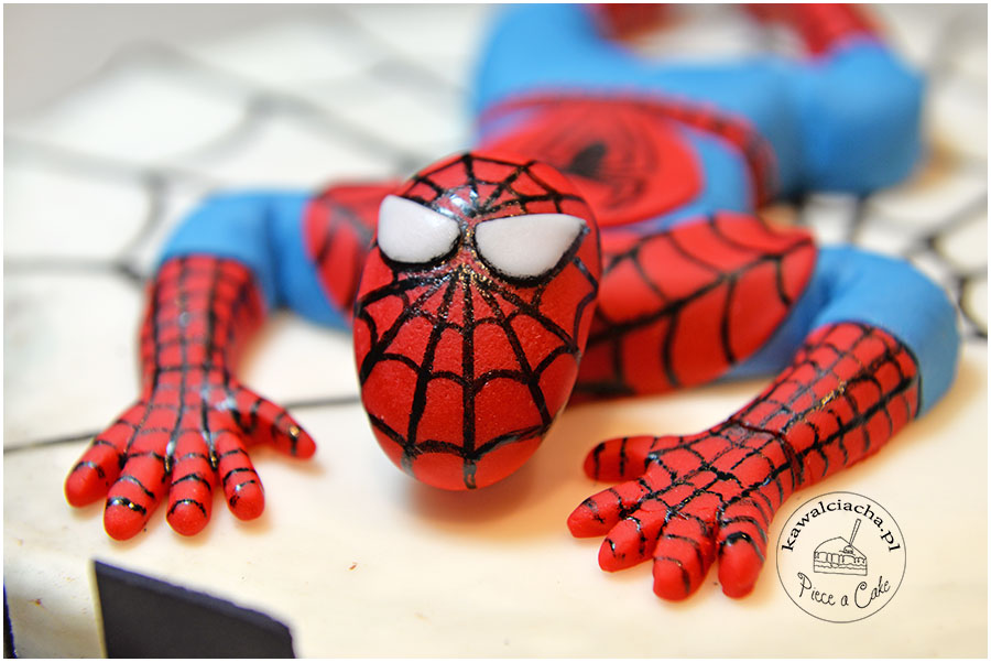 Spider-man z lukru plastycznego