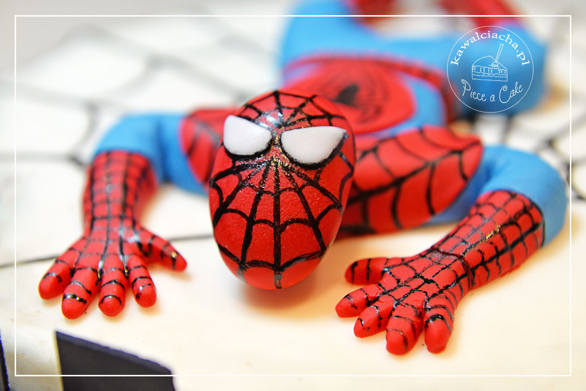 Obrazek: Spiderman z lukru plastycznego