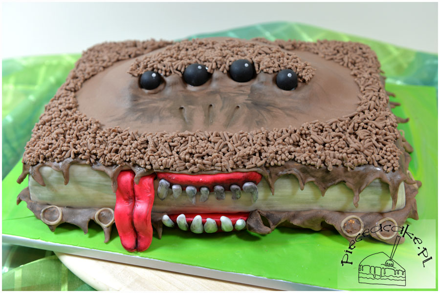Tort na Halloween Potwór