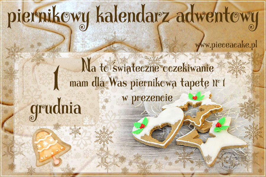 piernikowy kalendarz adwentowy