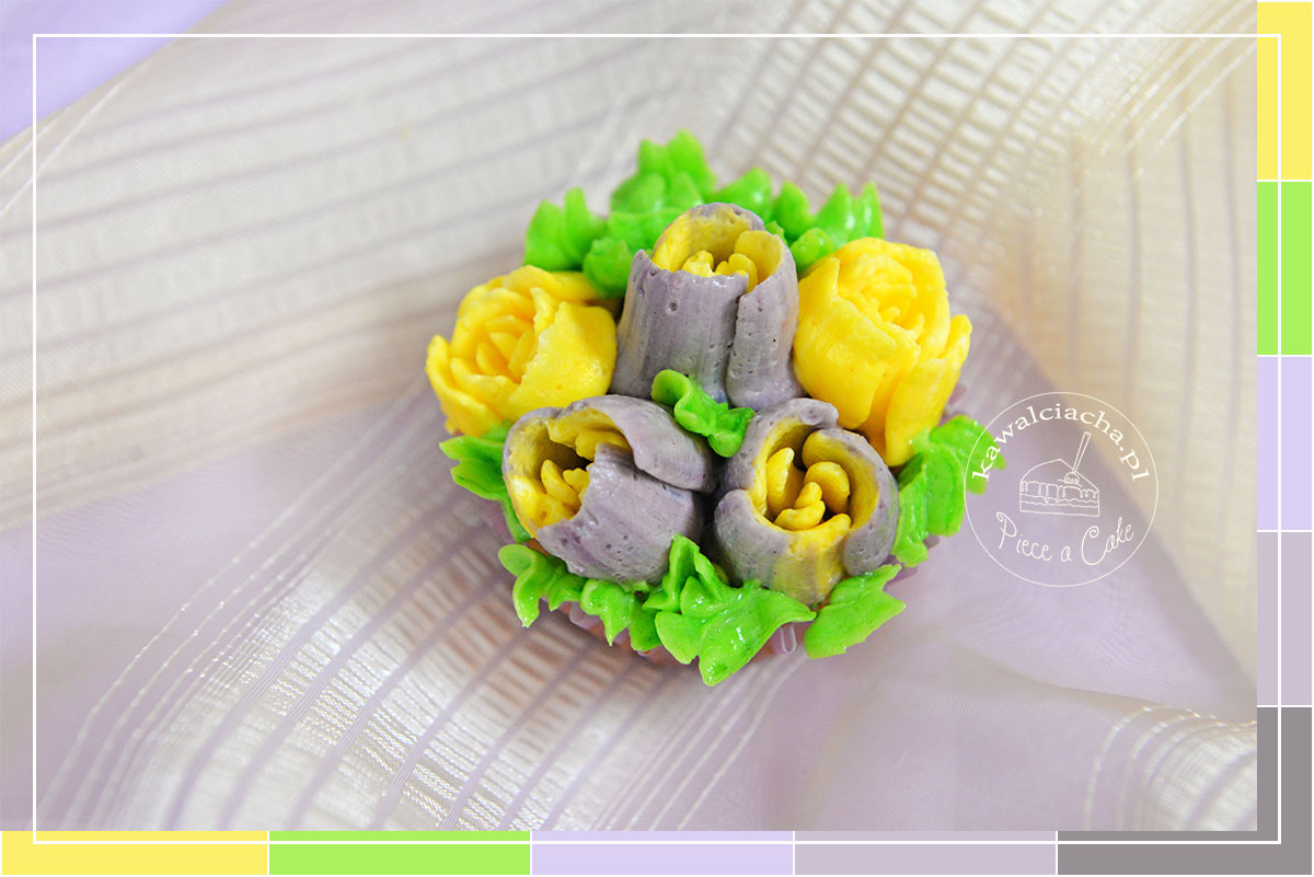 Obrazek: Paleta kolorystyczna fiolety i żółcienie