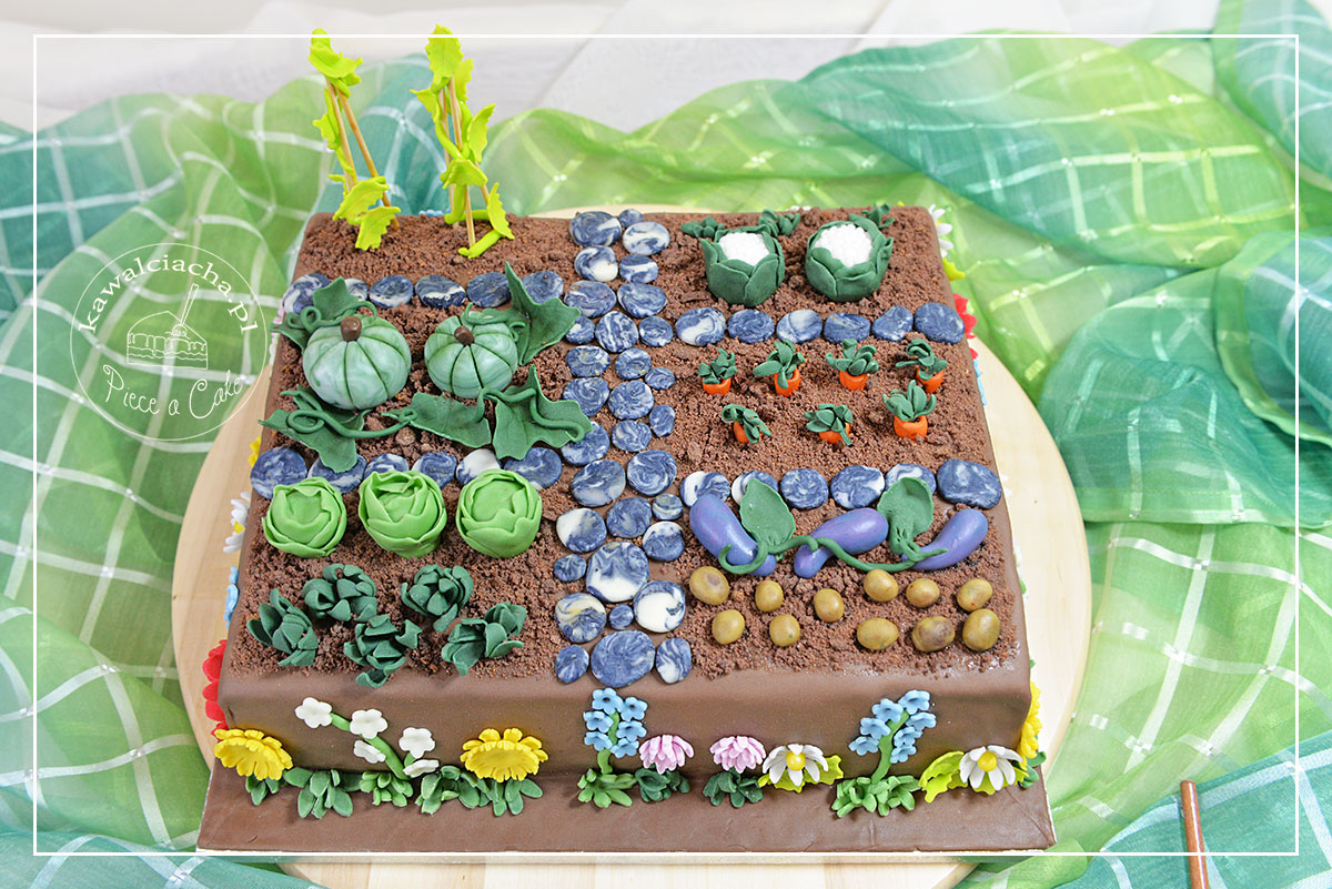 Obrazek: Tort dla ogrodnika ogródek
