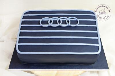 Tort dla chłopaka grill Audi