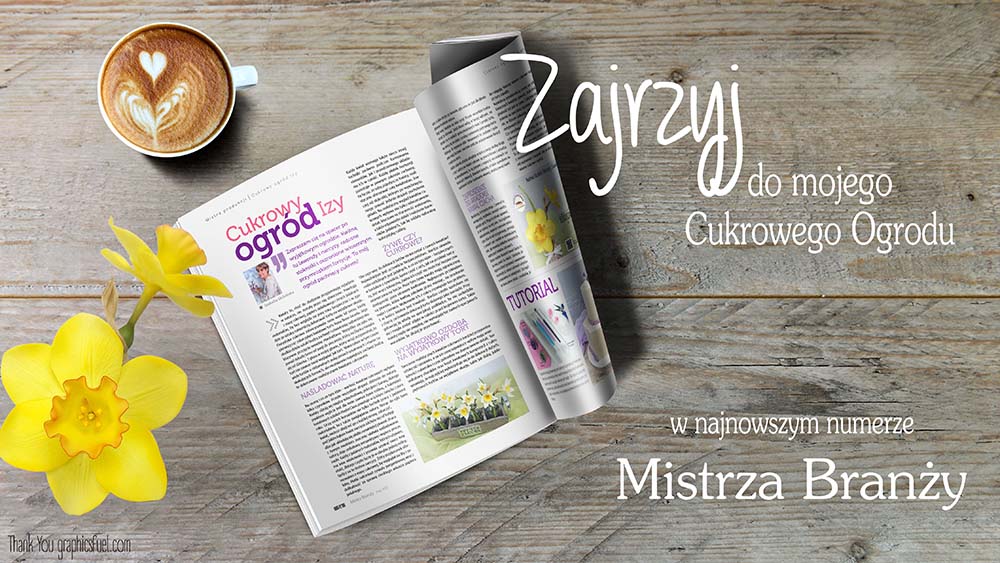 Obrazek: Artykuł o Cukrowym Ogrodzie Akademii Kawał Ciacha w magazynie branżowym Mistrz Branży