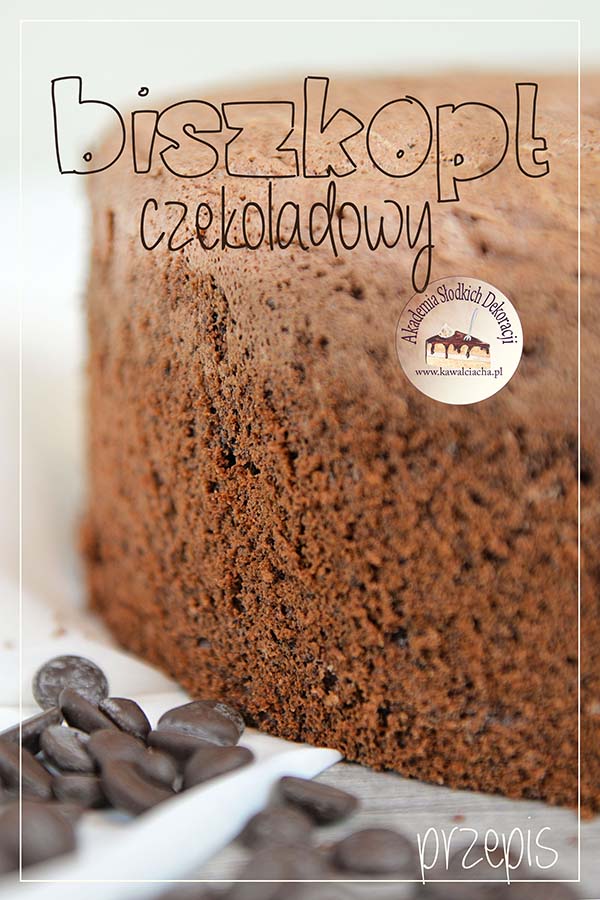 Obrazek: Biszkopt czekoladowy do tortu i monoporcji - przepis