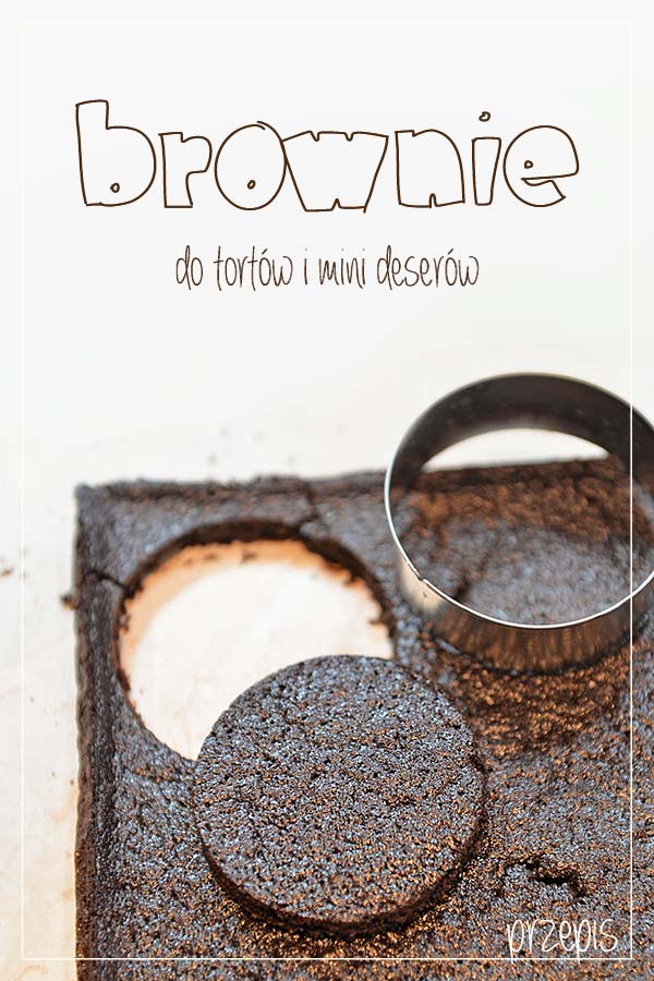 Obrazek: Brownie - ciasto czekoladowe - do tortów i deserów - przepis