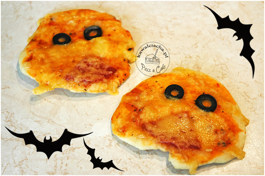 mini pizzeryjki - duszki halloweenowe