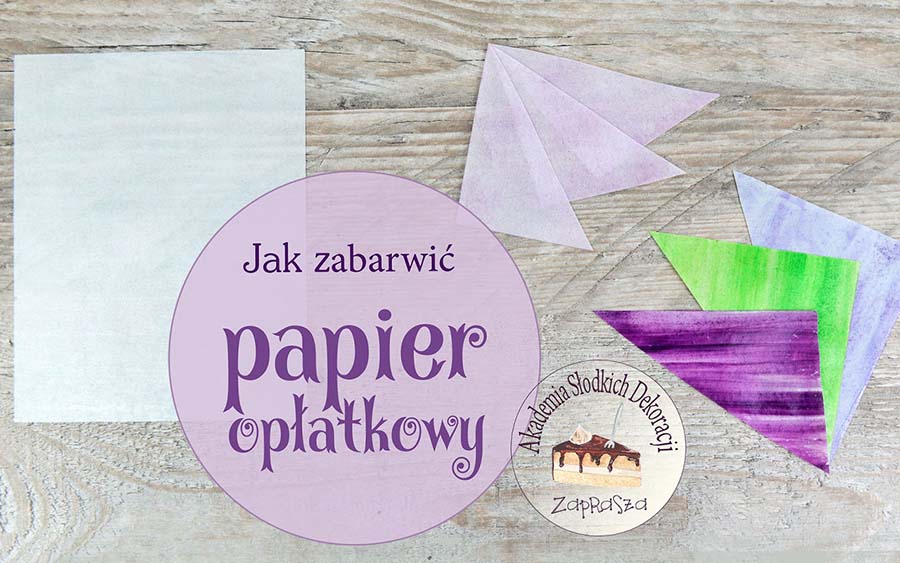 Jak zabarwić papier opłatkowy - szkolenie online