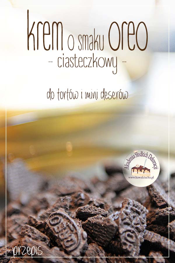 Obrazek: Krem oreo - ciasteczkowy do tortów i deserów - przepis