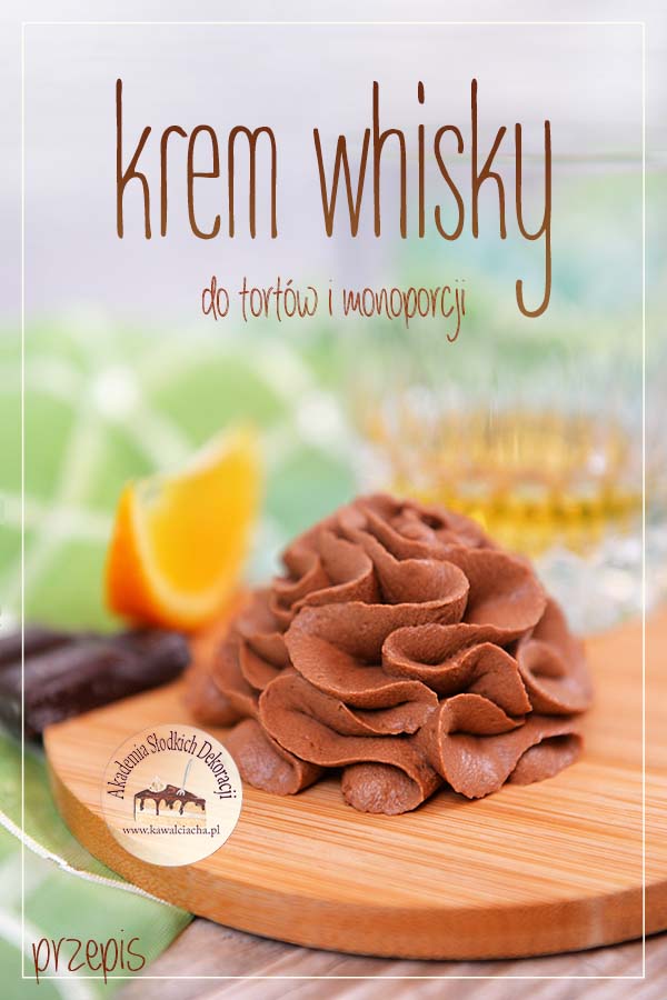 Obrazek: Krem ganache whisky do tortów i monoporcji - przepis