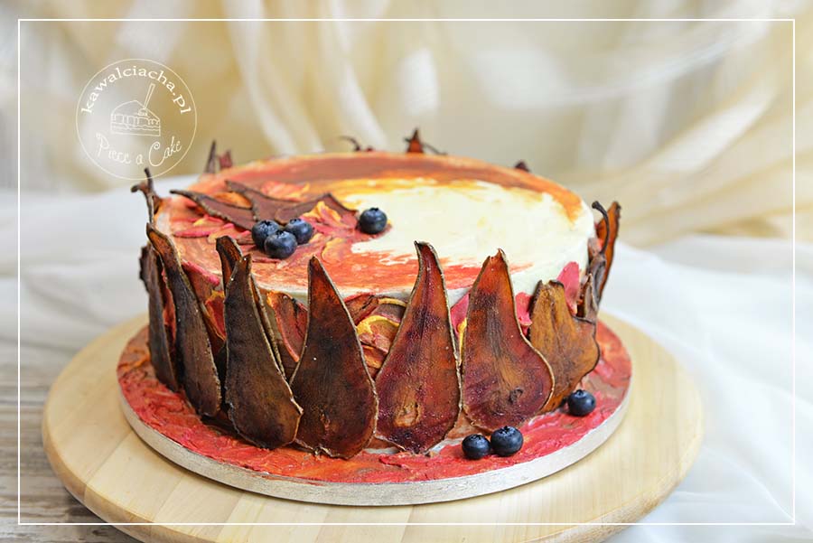 Obrazek: Tort w kolorach jesieni 