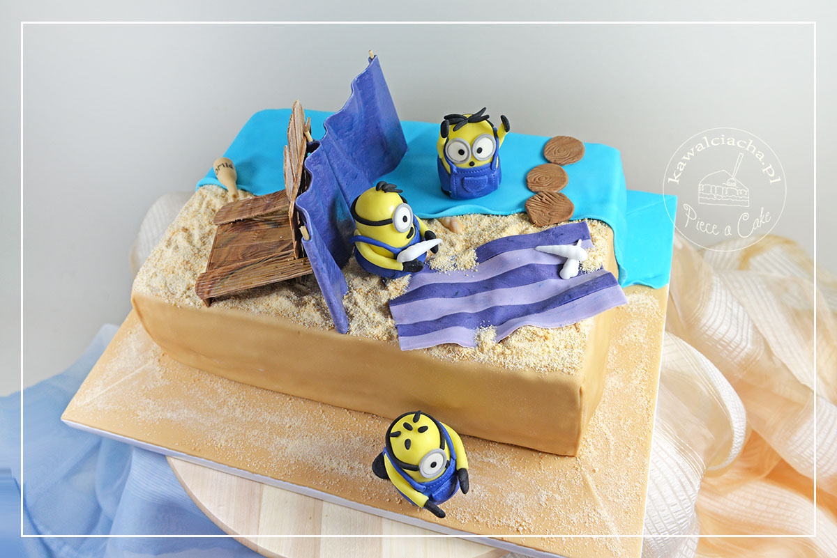 Obrazek: Tort z minionkami